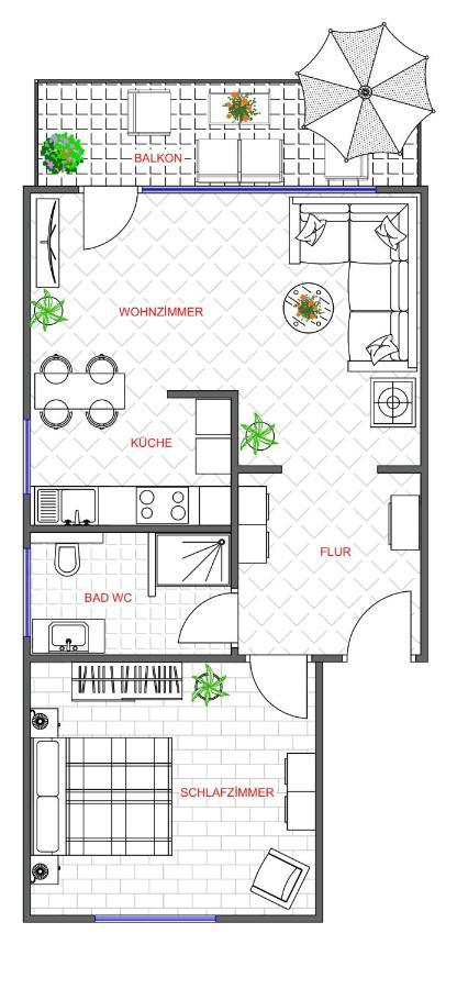 Traumhafte Kurstadt Apartment Moderne 2Zkb Balkon Pkw Stellplatz Бад-Наухайм Экстерьер фото
